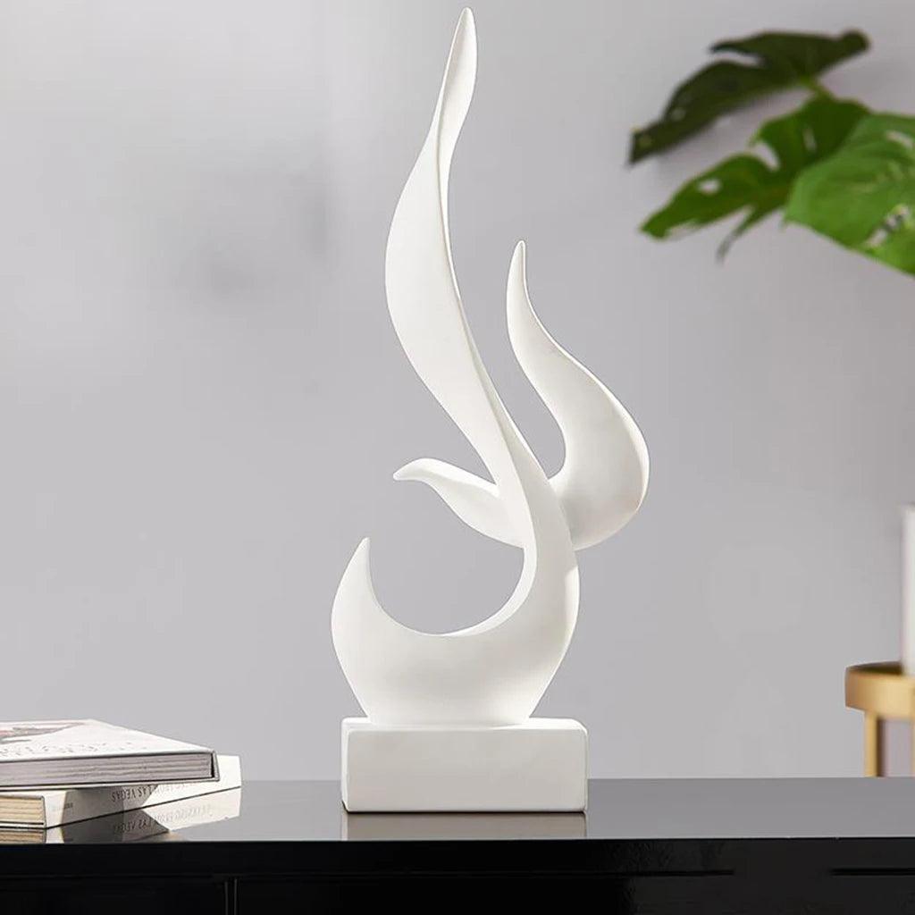 Figura de escultura abstracta