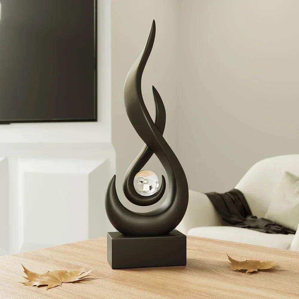 Escultura abstracta Estatua de cerámica 