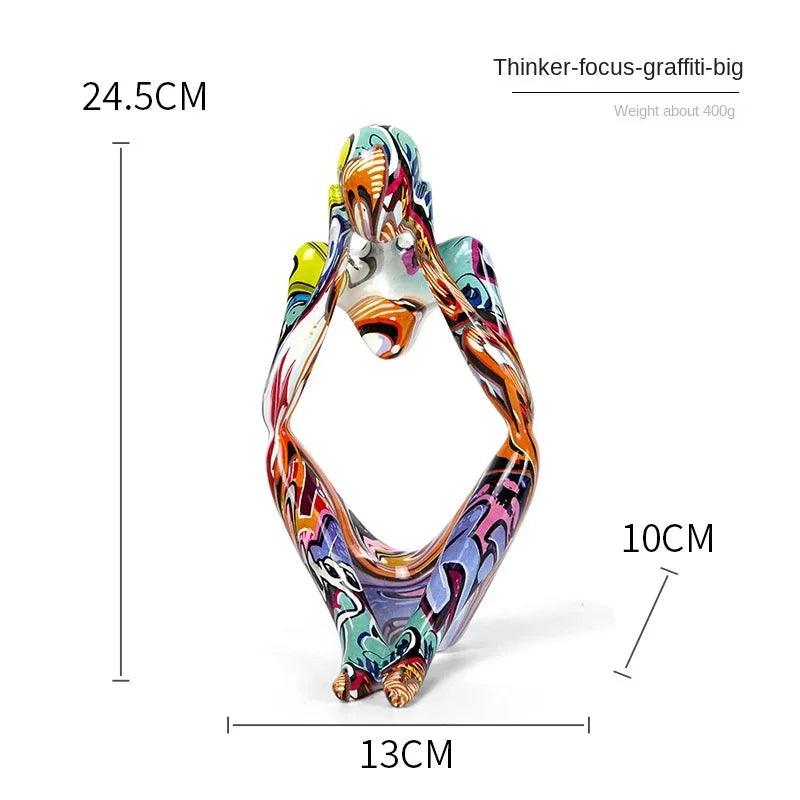 Thinking Resin Statue