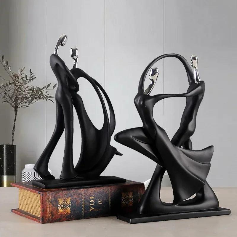 Pareja de baile de arte nórdico