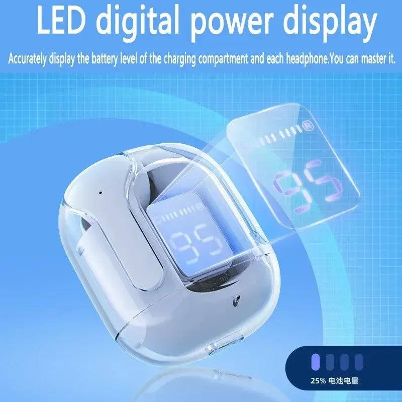 Auriculares Bluetooth transparentes