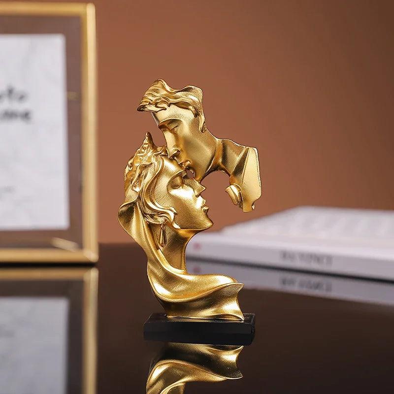 Statue of Lovers Handmade Sculpture 