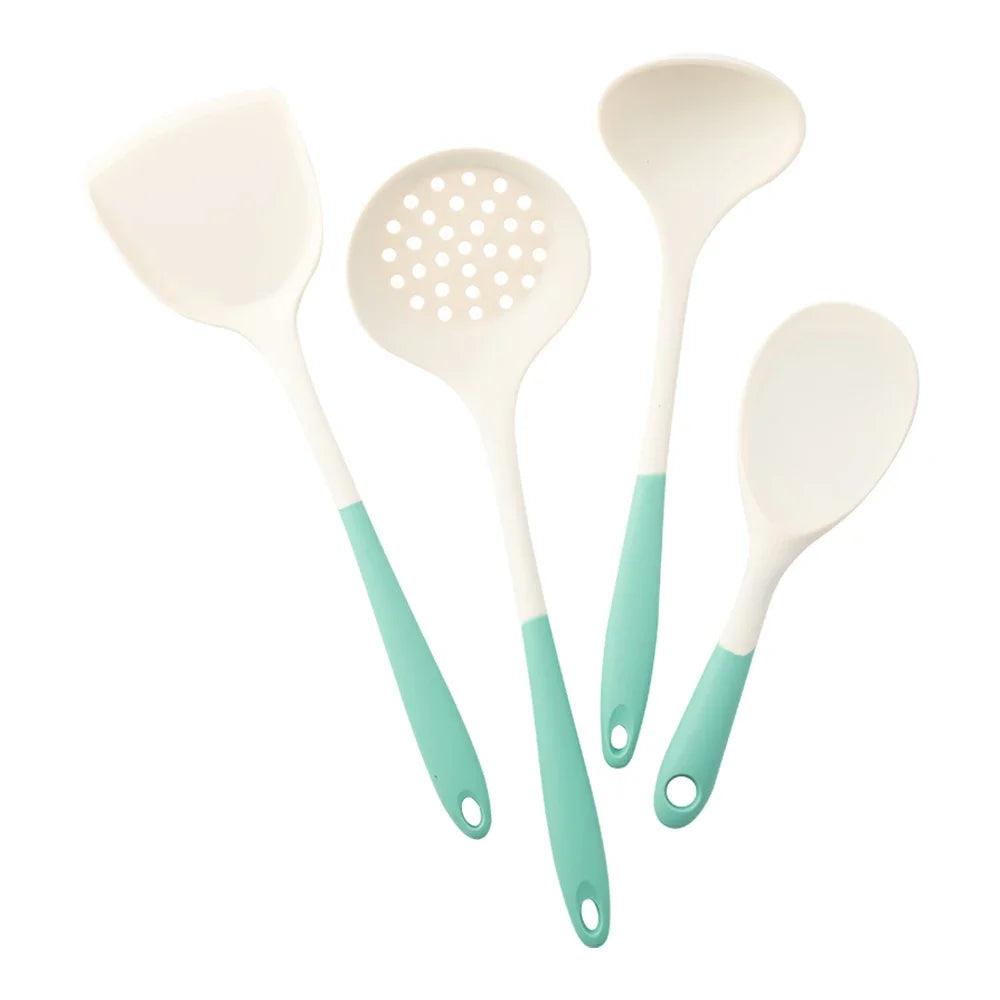 4-piece silicone kitchen utensil set