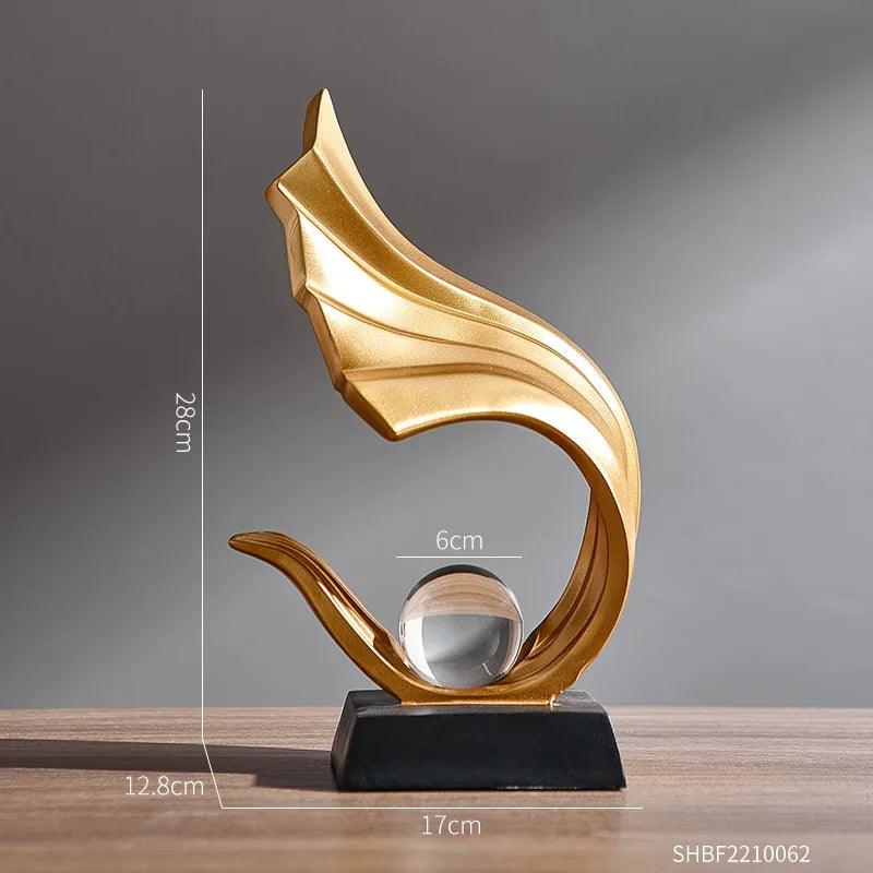 Estátua abstrata Decorações de mesa