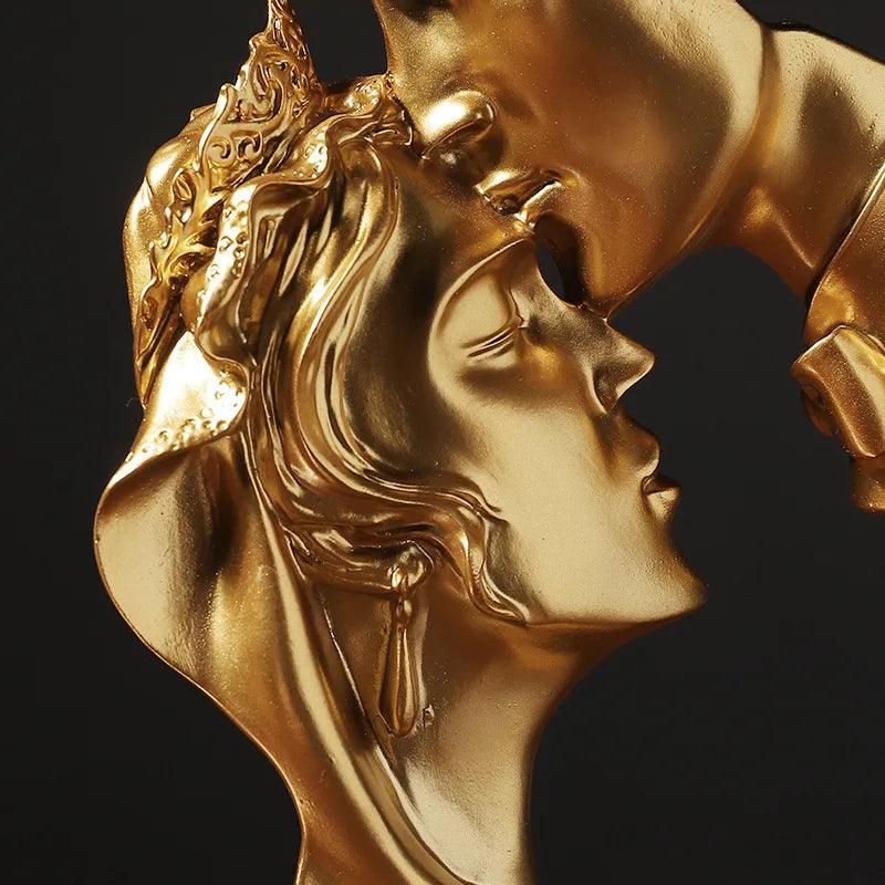 Statue of Lovers Handmade Sculpture 