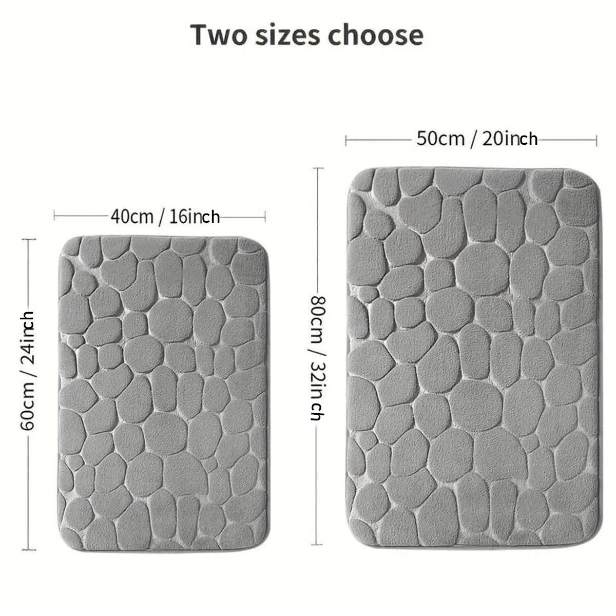 1 piece Cobblestone Bath Mat