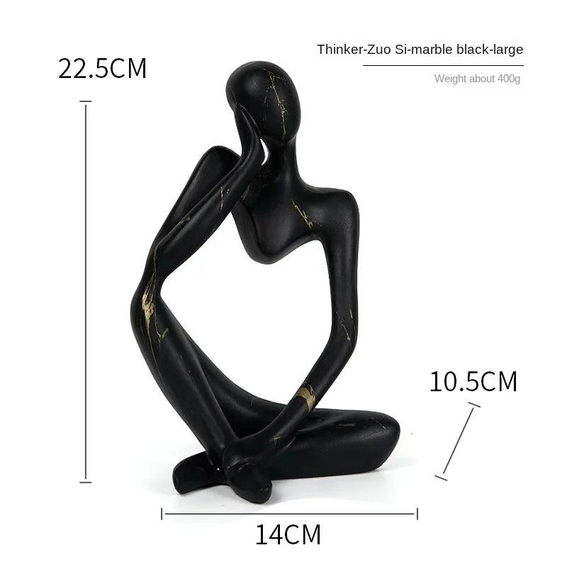 Thinking Resin Statue