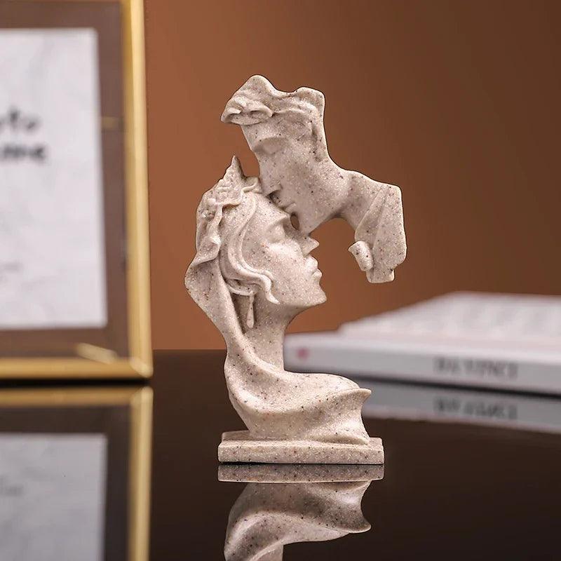 Statue of Lovers Handmade Sculpture 