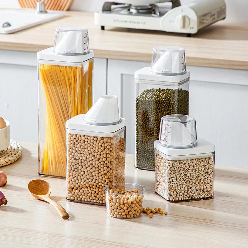 Recipiente hermético para almacenar cereales 