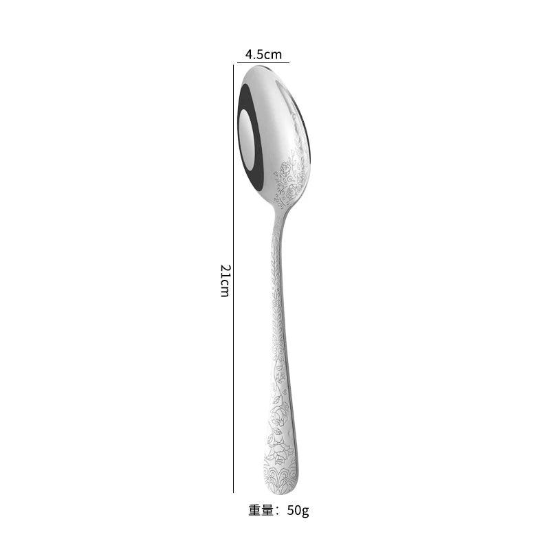 Creative Western Gold Cutlery Set 