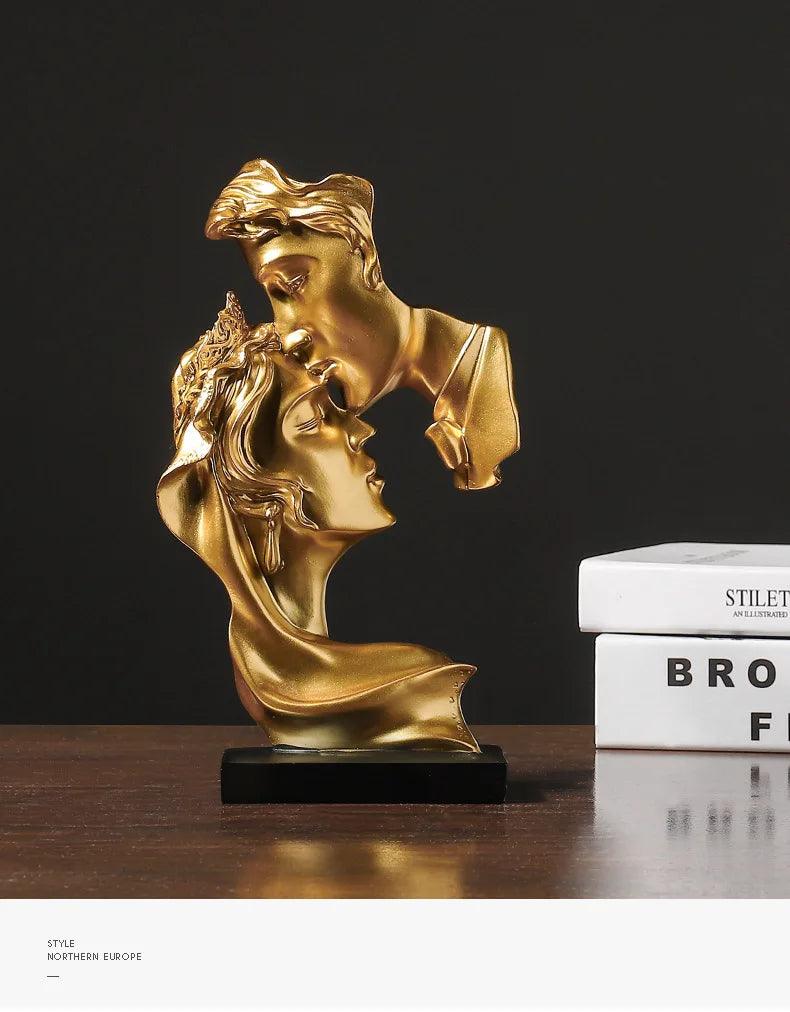 Statue of Lovers Handmade Sculpture 