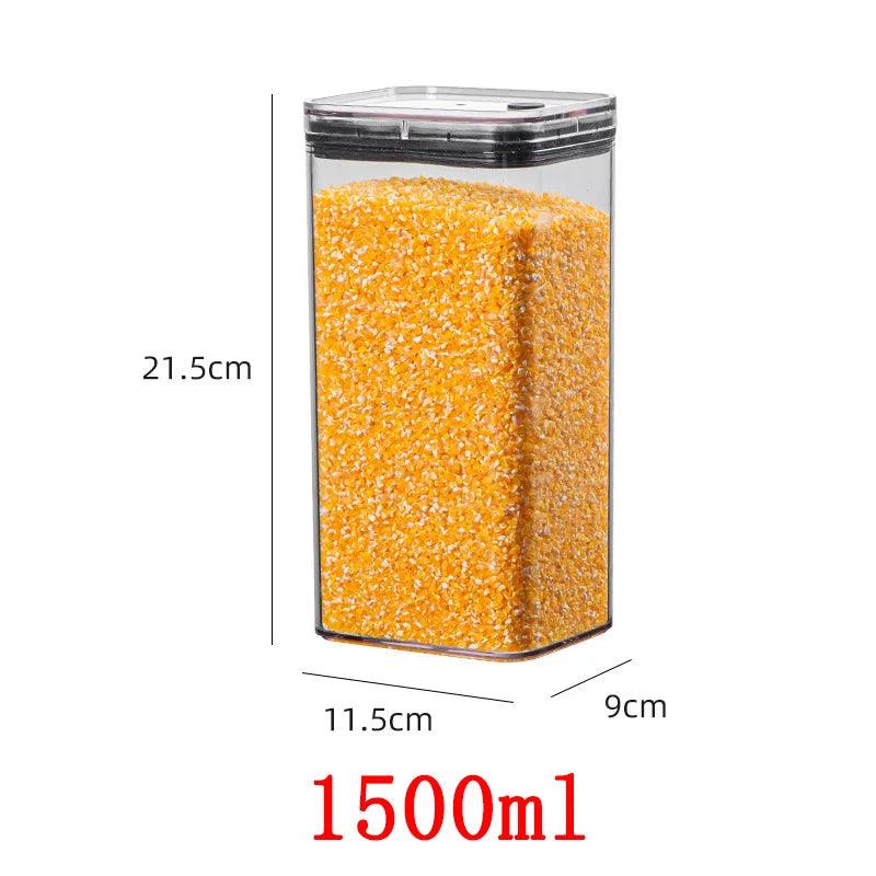 Airtight storage container set 