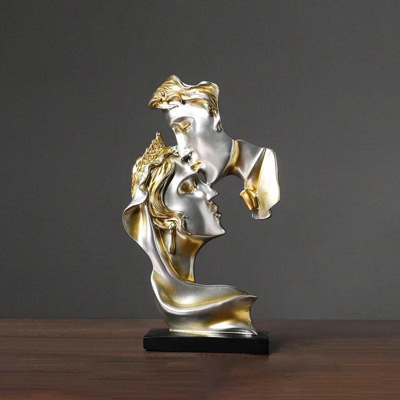 Statue of Lovers Handmade Sculpture 
