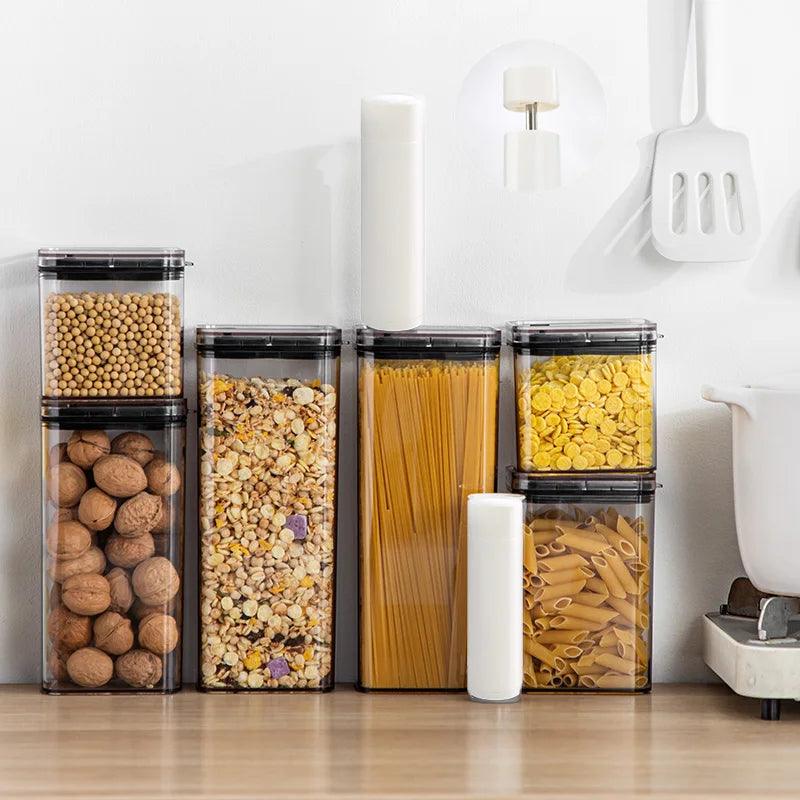 Airtight storage container set 
