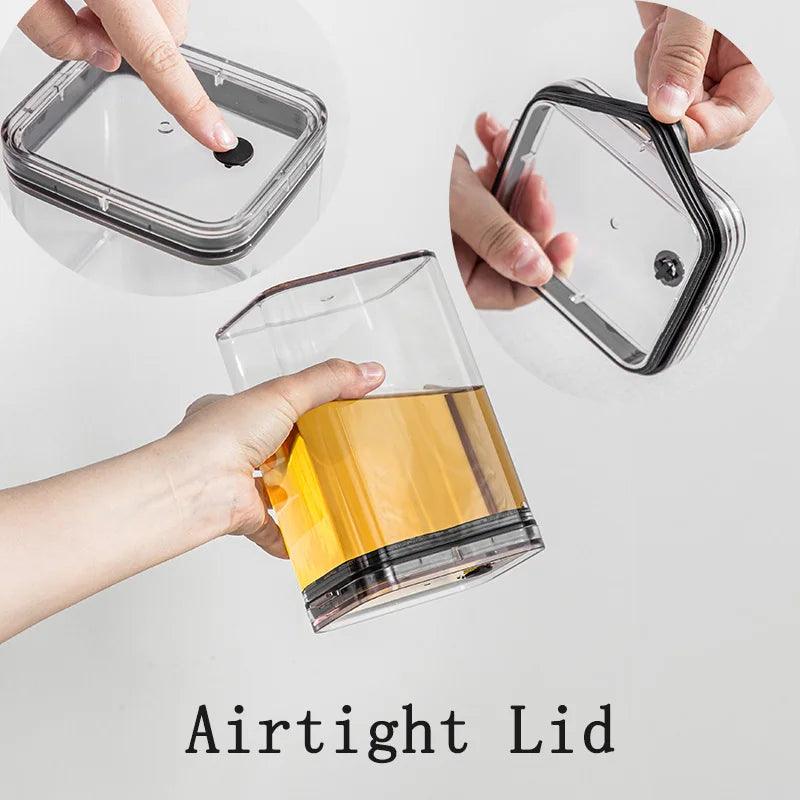 Airtight storage container set 