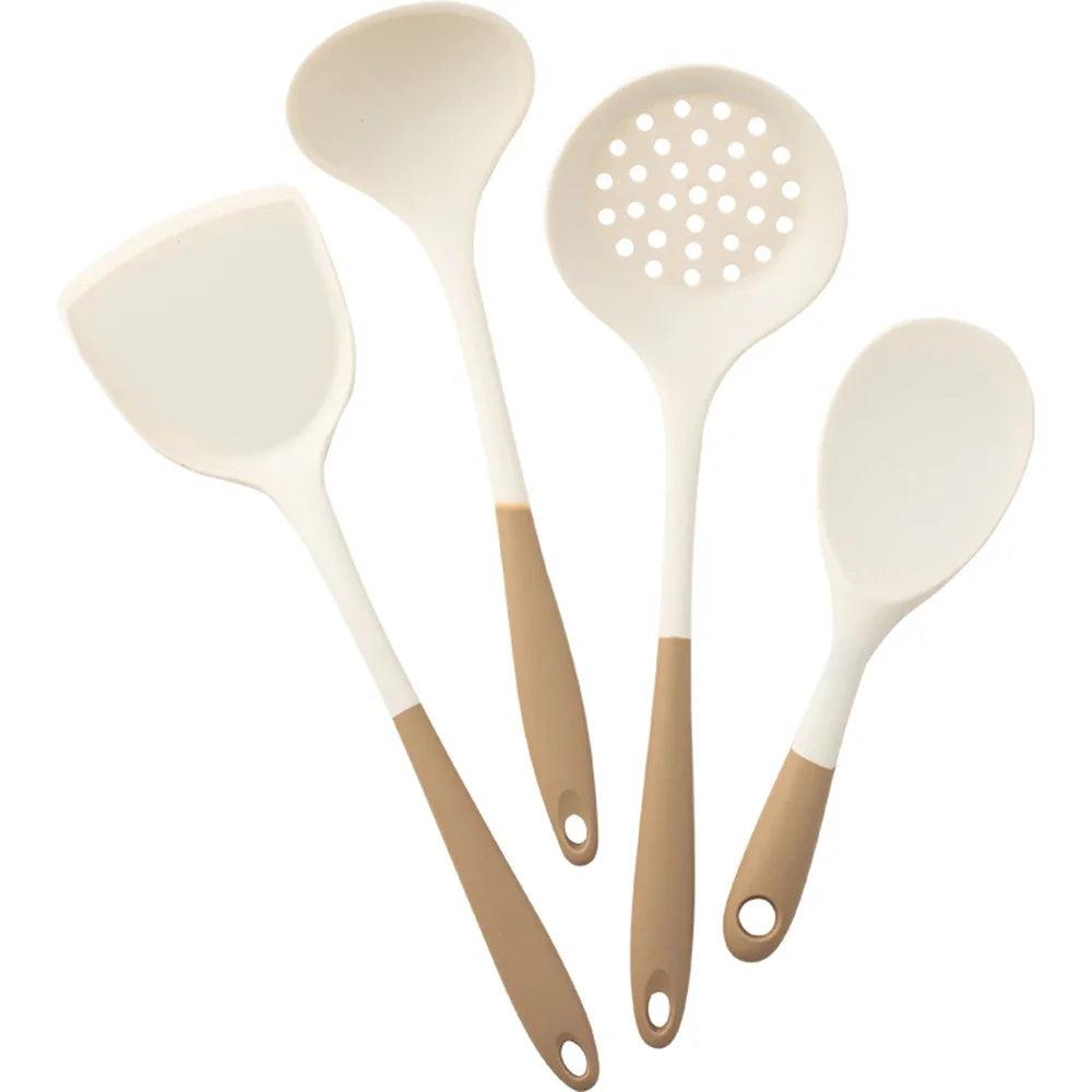 4-piece silicone kitchen utensil set