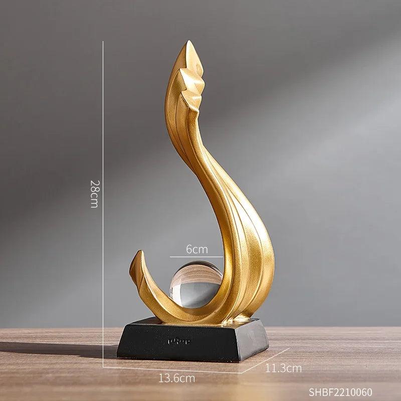 Estátua abstrata Decorações de mesa