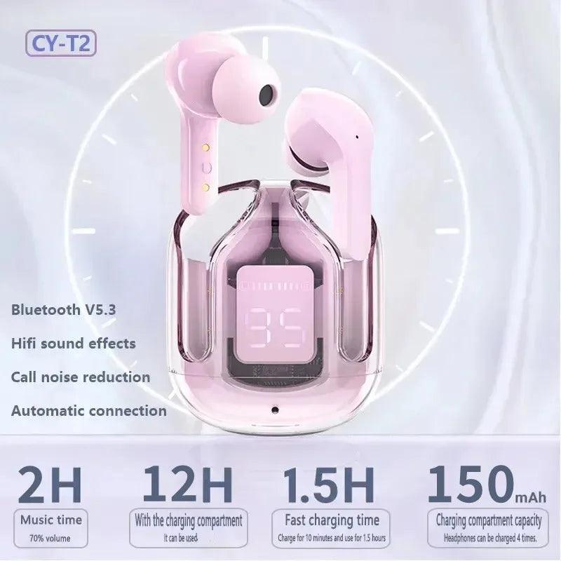 Auriculares Bluetooth transparentes