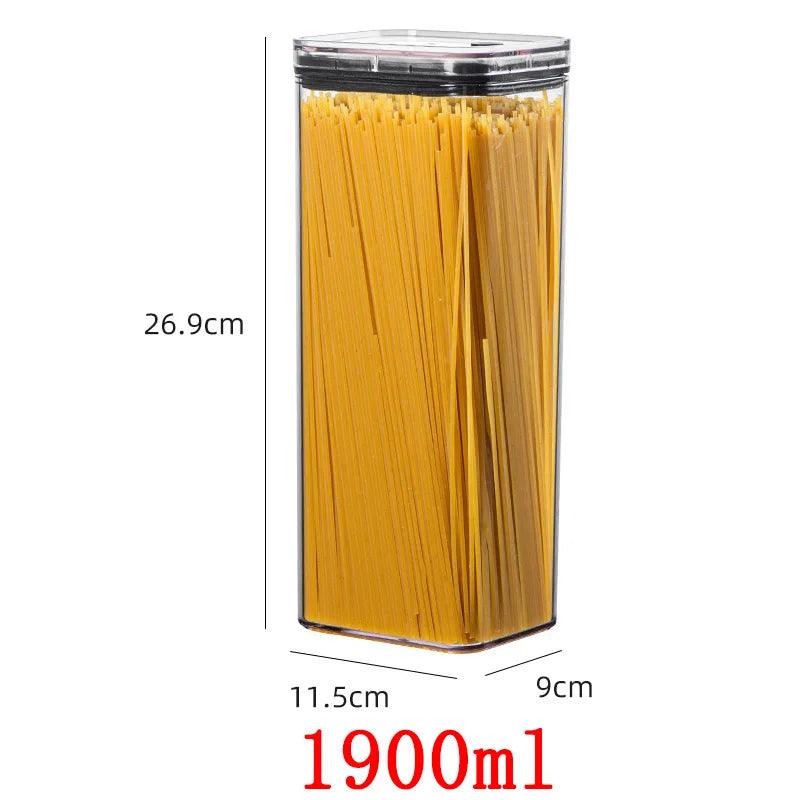 Airtight storage container set 