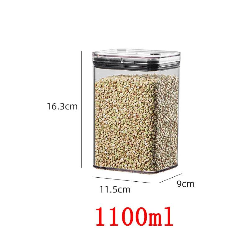 Airtight storage container set 
