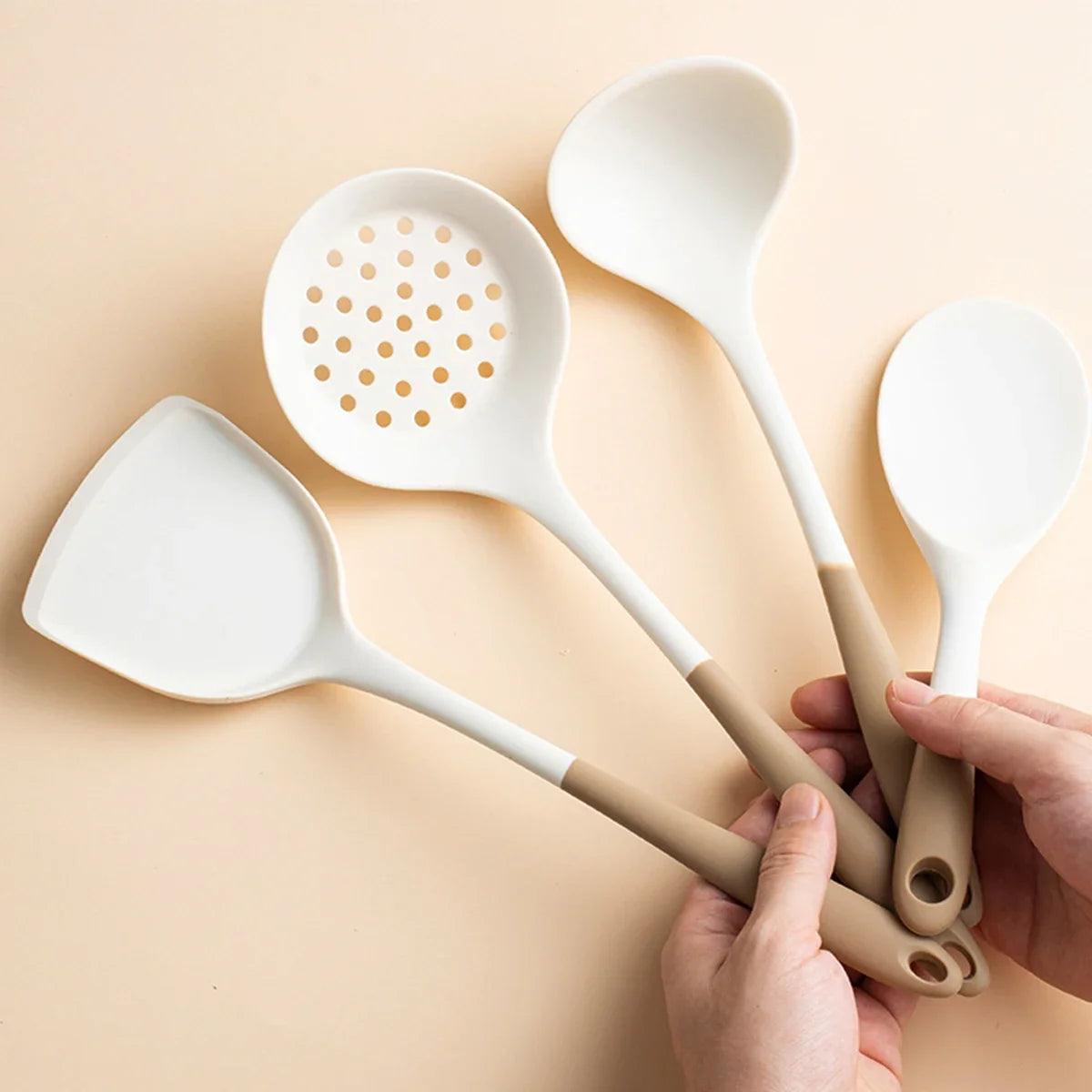 4-piece silicone kitchen utensil set