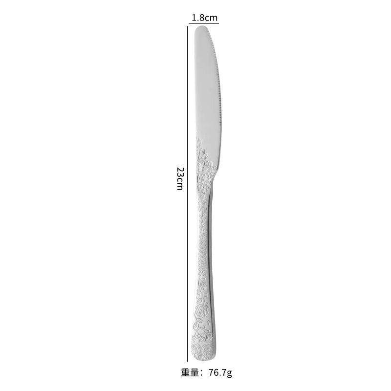 Creative Western Gold Cutlery Set 