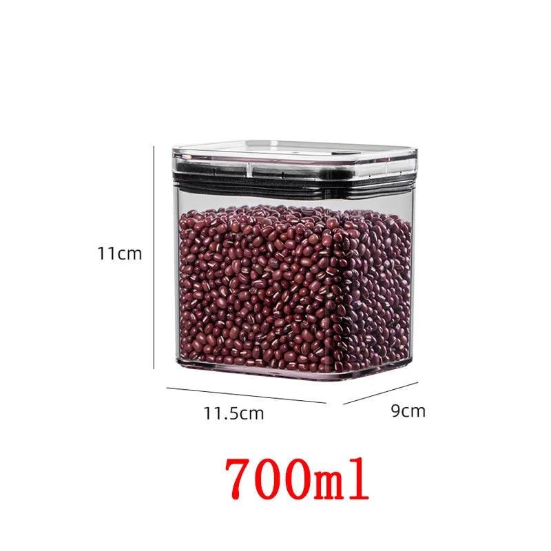 Airtight storage container set 