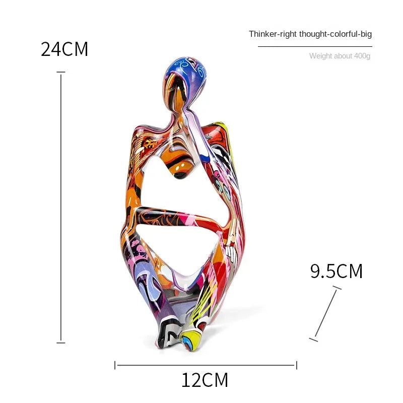Thinking Resin Statue