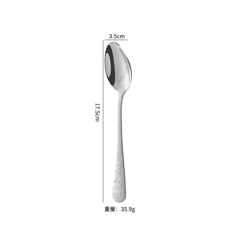 Creative Western Gold Cutlery Set 