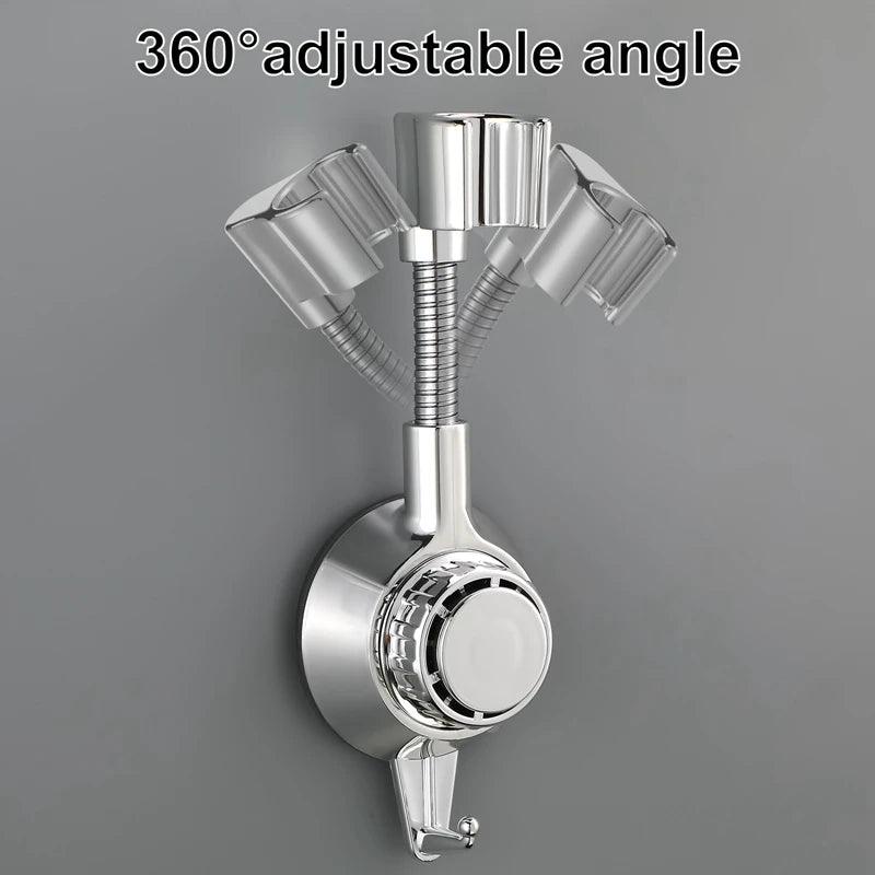 Soporte universal para cabezal de ducha con rotación multiángulo 